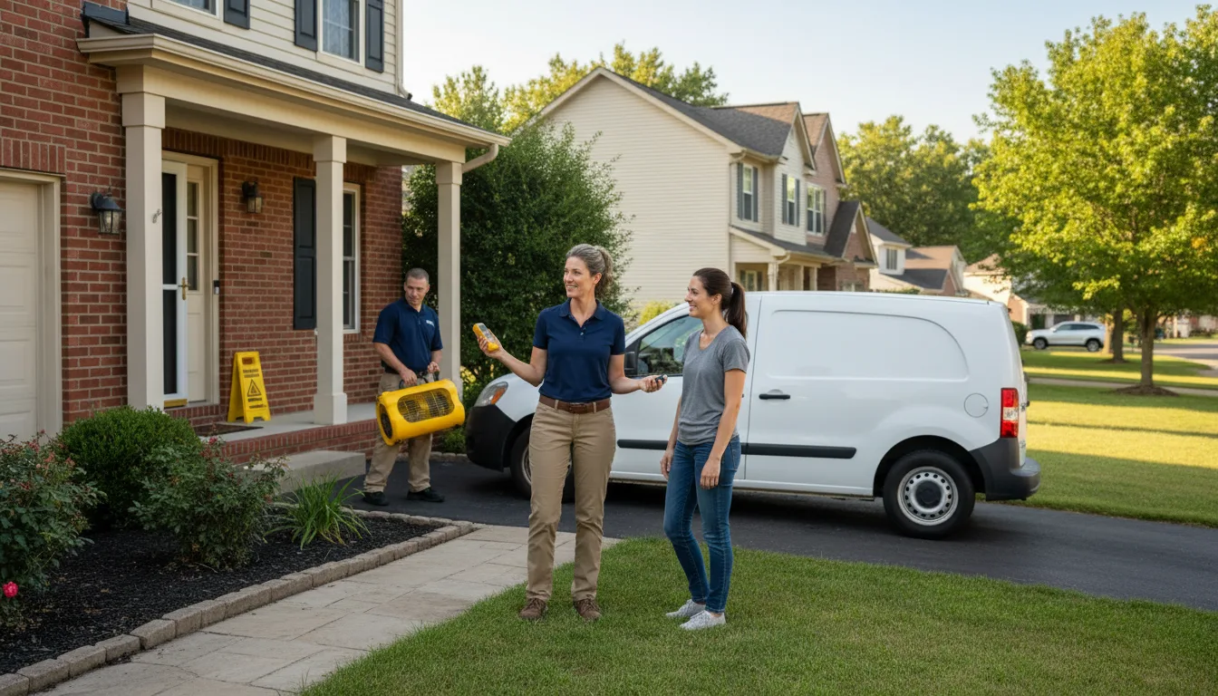 Water restoration image for Dehumidification And Cleanup Services in Stephensport, KY